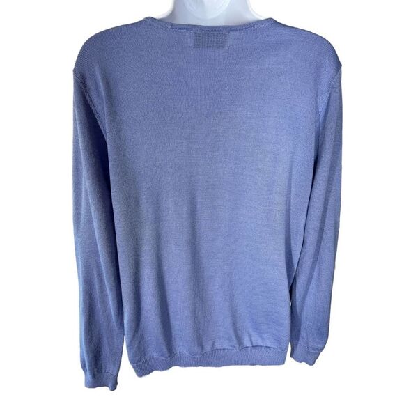 Alfred Dunner Purple Embellished Wool Blend‎ Long Sleeve Sweater Women’s Size XL - Picture 5 of 6